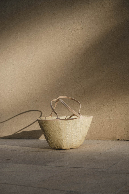 small basket bag in sampaguita for preorder
